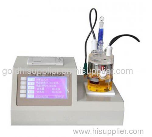 Coulometric Karl Fischer Titrator