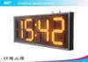 Yellow 10&quot; Led Clock Display Digital Clock Timer For Sport Stadium