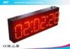 Ultra Thin Wall Digital Led Clock Display / Red Led Wall Clock