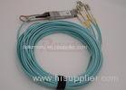 Active Cable QSFP+ Optical Transceiver 100M Transmission on OM3 with 5m Pigtail