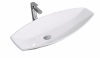 Ceramic White Color Counter Top Basin