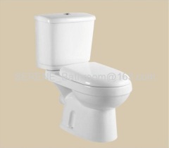 Modern Design Popular Style Sanitary Ware Ceramic White Color Two Piece Toilet