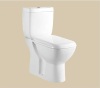 Sanitary ware ceramic whtie color two piece toilet