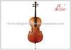4/4 3/4 Advanced Flamed Music Instrument Good Cello For Beginners / Students