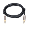 AUX CABLE 3.5mm to 3.5mm Stereo Audio Plug male to male 1 meter Metal