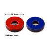 No Toxic Painting Alnico Round Magnet With &quot;N&quot; &quot;S&quot; Marks Blue / Red Color