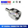 straight tnc plug rf cable connector