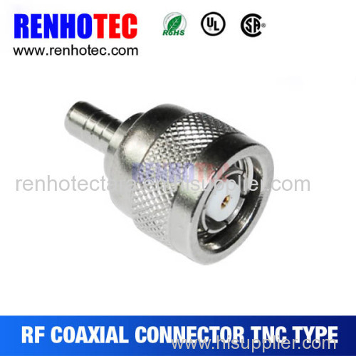 straight tnc plug rf cable connector