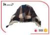 Boys Faux - Fur Lined Winter Trapper Hat Corduroy With Adjuster Velcro