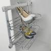 Side Mounted Two-tier Pull Out Shoes Rack