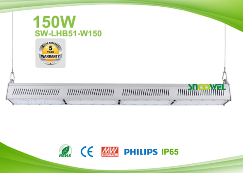IP65 150w LED Warehouse Aisle Lighting