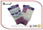 Jacquard Knitted fingerless Warm Winter Gloves With Turn Up Rib