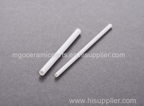 white slim single hole MGO tube