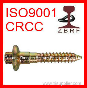 Galvanized Special Thread Screw Spike Rail Screw Rail Fastening