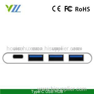 2015 New Design USB 3.1 Type C USB-C to USB3.0 4 Port Hub