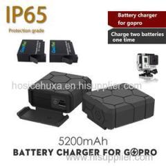 for Gopro Ahdbt-401 Mini USB Dual Charger for Gopro Hero 4 Battery