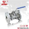 3PC Full Port Flange Floating Stainless Steel Ball Valve PN16/PN40