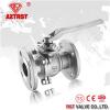 Two Piece JIS 10K Floating Stainless Steel Flanged Ball Valve