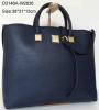 Ladies handbag/Fashion zipper tote bag/PU handbag