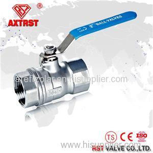 2PC Stainless Steel Economic Type Floating 304/316/316L Ball Valve 1000WOG