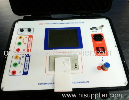 Automatic TTR Transformer Turns Ratio Meter ttr tester Manufacturer