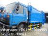 hot sale dongfeng Cummins 170hp garbage compactor truck