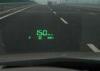 Lane Departure Warning navigation heads up display