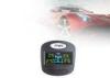 DIY Installation black tire pressure and temperature monitoring system for car safety