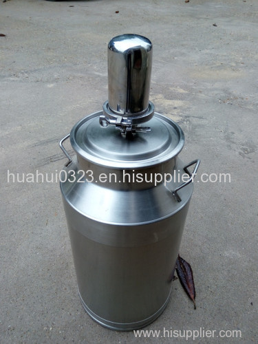Stainless steel wine fermentation barrel