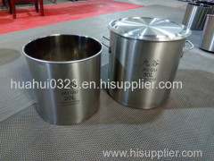 304/316 stainless steel water bucket with handle