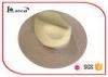 Recycled Womens Straw Cowboy Hats Contrast Straw Fedora Hats