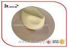 Recycled Womens Straw Cowboy Hats Contrast Straw Fedora Hats