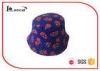 Navy Twill Children Bucket Hat Hawaiian With Spider - Man Printed