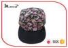 5 Panel Pink Baseball Caps For Ladies / Plastic Buckle College Baseball Hats