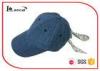 Girls Denim Baseball Caps Hats 52cm Head Circ With Printed Tie Back