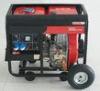 5000 Watt Pull start open frame portable diesel power generator AC Single Phase