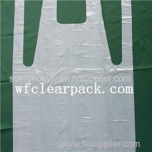 White Plastic Flat Aprons