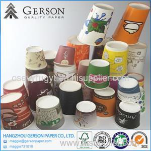 Singal Side PE Coated Paper Cups For Cold Drink