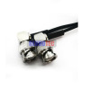 single right angle male bnc type cable connector