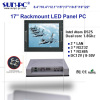 17&quot; LCD Industrial rackmount computer Panel PC 4COM 2Lan 4USB