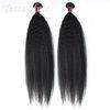 24 inch Burmese Virgin Hair / Yaki Straight Human Hair Extensions