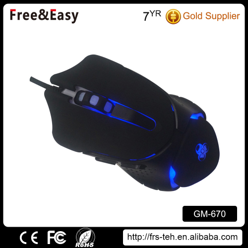 high dpi laser gaming mouse laser wired game mouse with led light