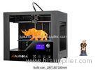 Aluminum Hot Bed High Res 3D Printer Cura Software Led Light With Fan