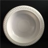 White Plastic Plates Product Product Product