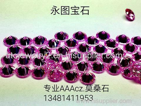 color star cut zirconia 6.0mm CZ gems