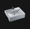 Sanitary ware Ceramic Semi Recessed Art Basin