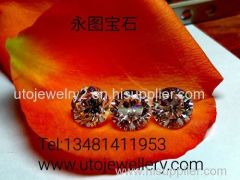 Top star cut 6.0mm cubic zirconia wholesales