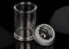 Eco Friendly Glass Jar Candle Holders Replacement Shock Resistant