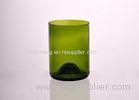 Tall Green Glass Candle Holder / Tea Light Holders With Lead Free