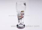 Pilsner Vintage Hand Painted Glasses Tumbler Personalized Pattern